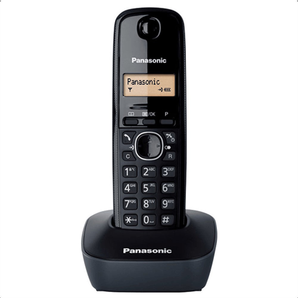 Panasonic Ασύρματο Σταθερό Τηλέφωνο KX-TG1611 Μαύρο