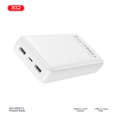 XO PB313 Powerbank 20000mAh Λευκό