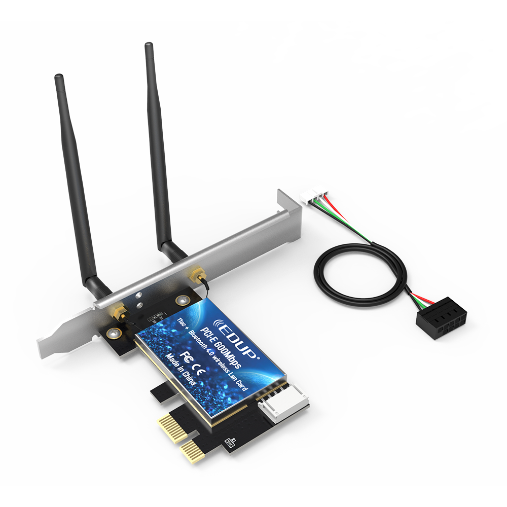 EDUP Network Card EP-9619 AC600 WiFi + Bluetooth 4.2