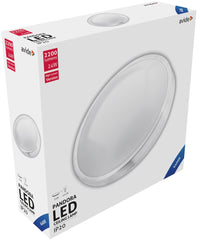 Avide LED Μοντέρνα Πλαφονιέρα Οροφής Pandora (Αλουμίνιο) 24W 380 x  110.0mm Ψυχρό 6400K