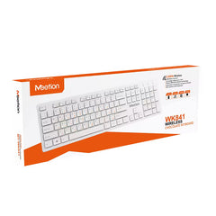 Meetion MT-WK841 2.4G Ασύρματο Λευκό Πληκτρολόγιο