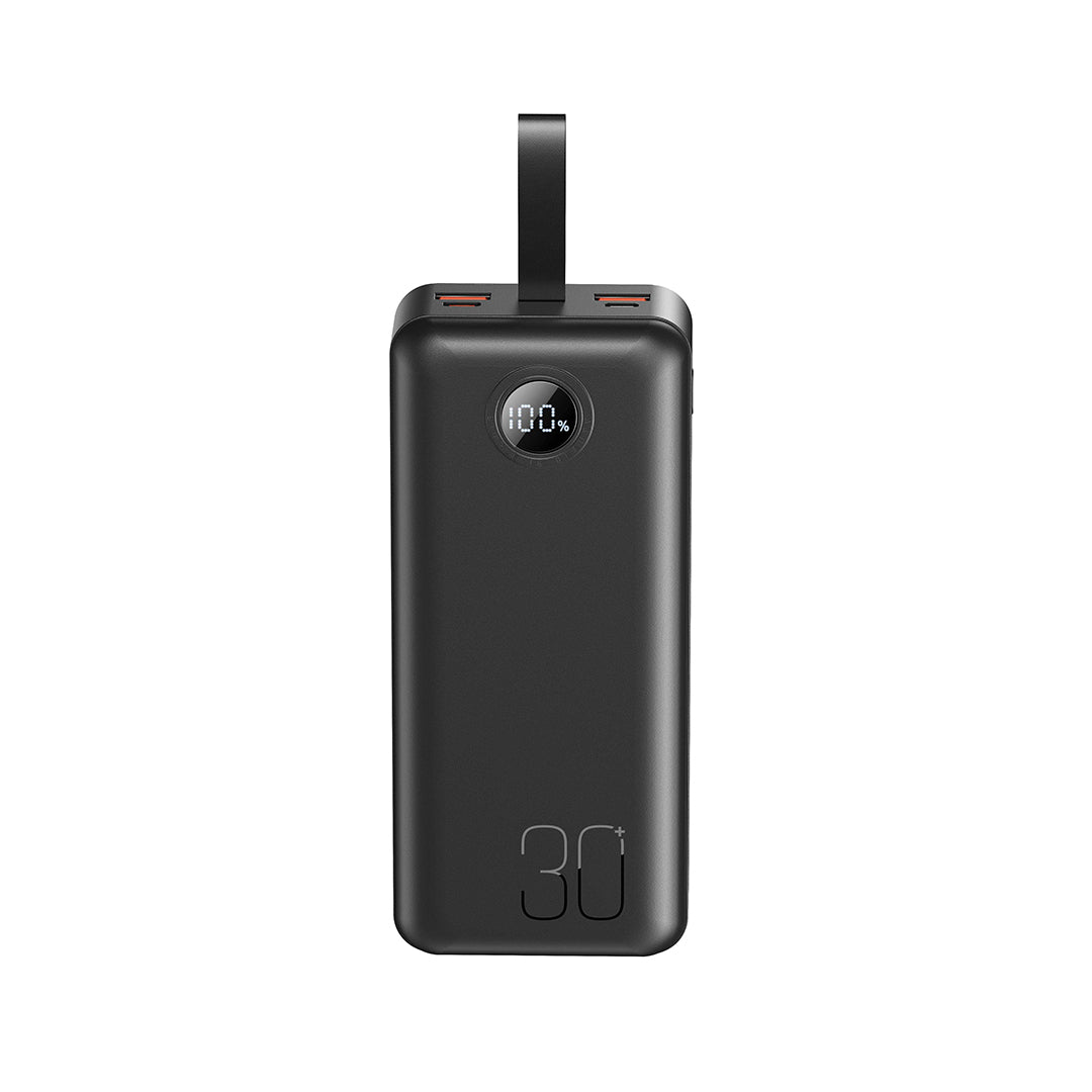 XO PR240 Power Bank Γρήγορης Φόρτισης με Οθόνη USB-C 20W/USB-A 22.5W 30000mAh