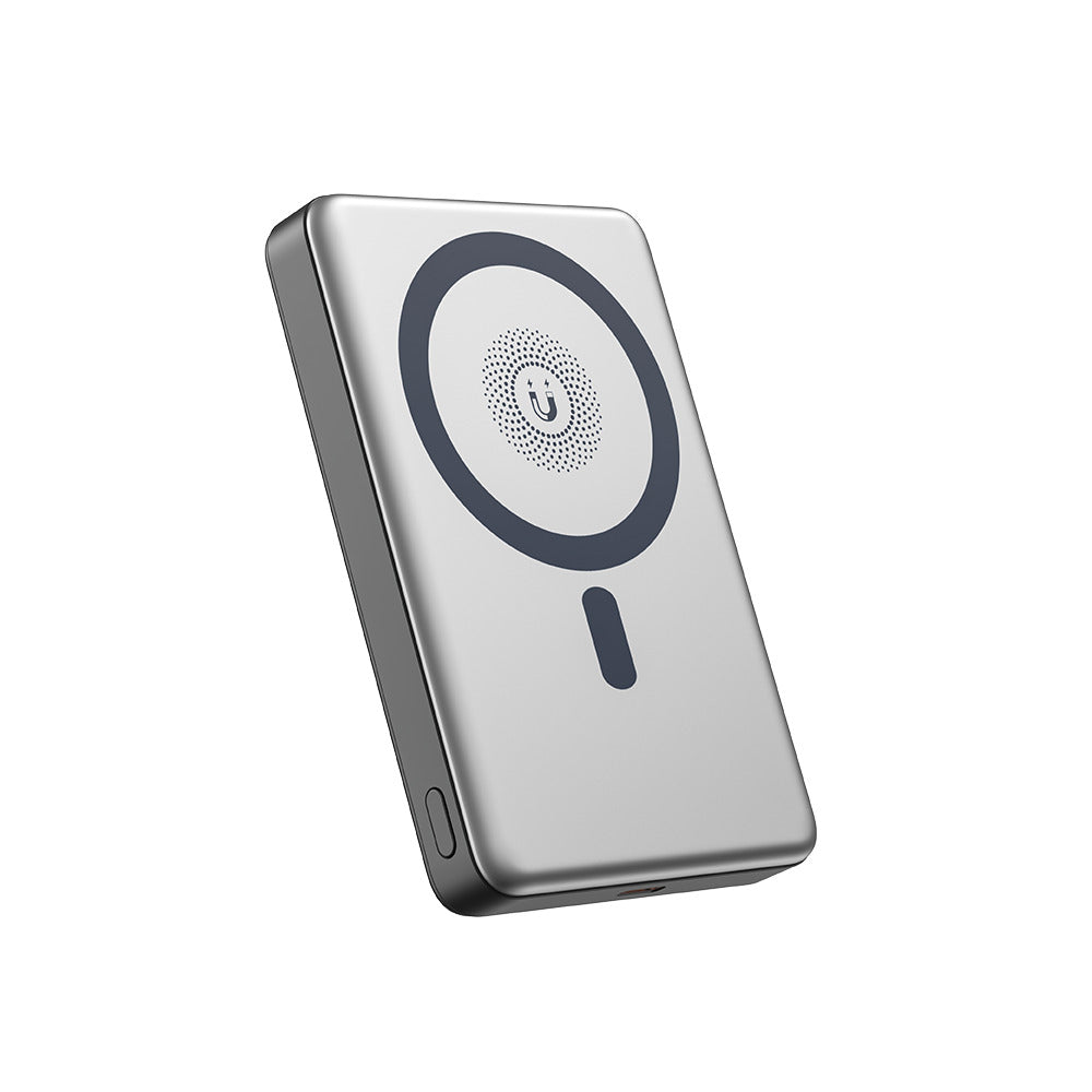 XO PR296 Powerbank Ταχείας Φόρτισης Μεταλικό με Μαγνήτη 10.000mAh Γκρι