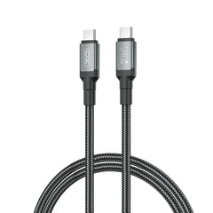 XO NB-Q264A Καλώδιο Μεταφοράς Δεδομένων Type-C σε Type-C 240W High Power 1m