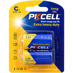 Pkcell Single Batteries R14P C (2pcs)
