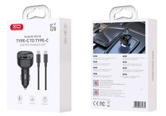 XO BCC18 Smart Bluetooth MP3 Φορτιστής Αυτοκινήτου 3A + Type-C Σετ