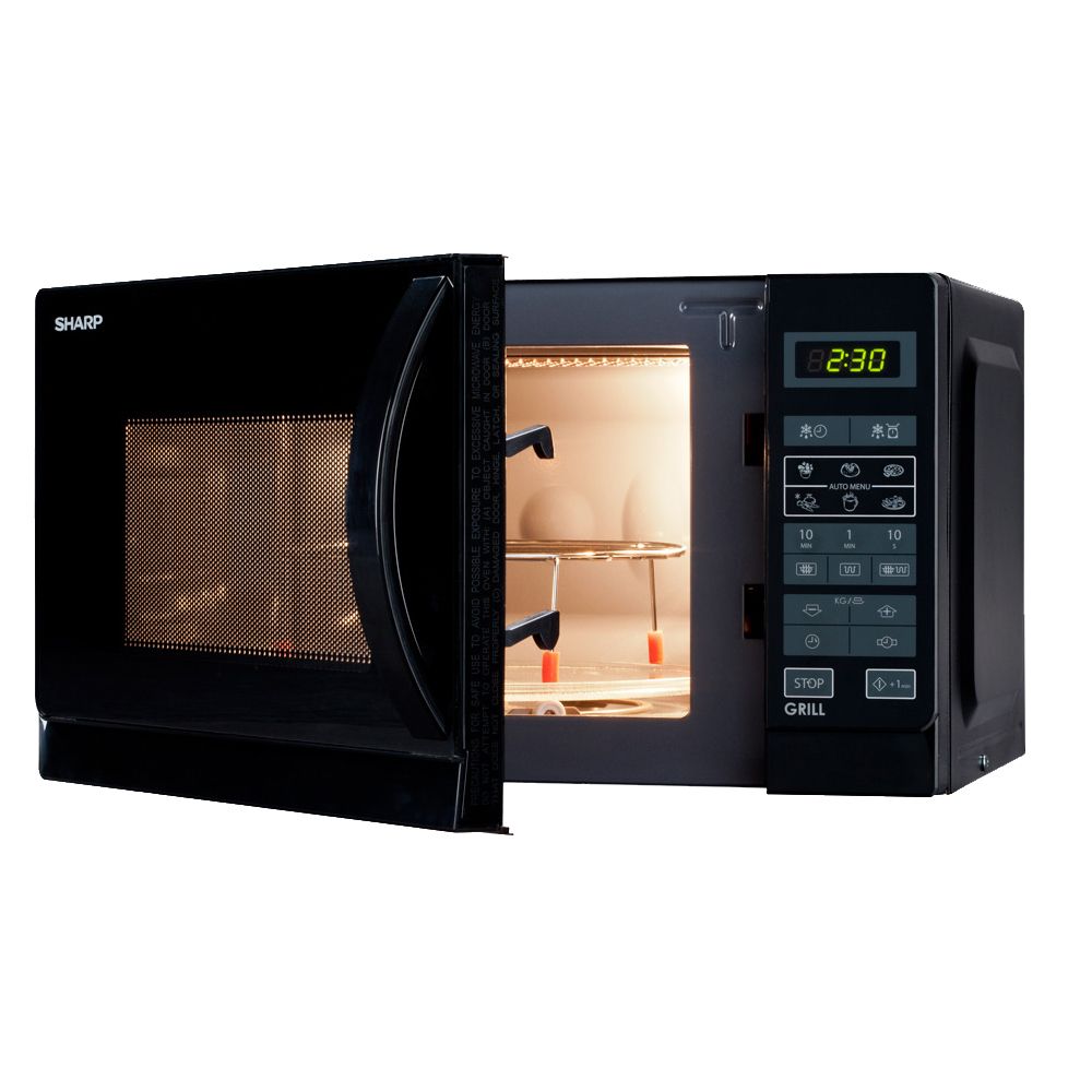 Sharp Microwave Oven Black with Grill 20L 800W