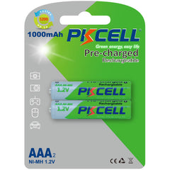 Pkcell Rechargeable Batteries RTU AAA1000-2B (2pcs)