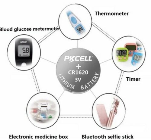 Pkcell Μπαταρία Κουμπί Λιθίου CR1620-1B (1τμχ)