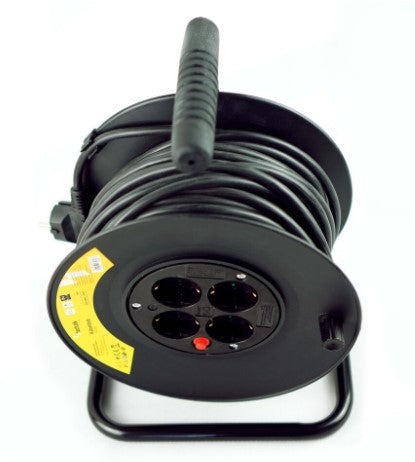 Technik Professional Στροφείο 4 Θέσεων 25m 1,5mm Μαύρο