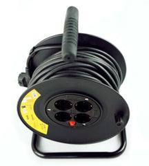 Technik Professional Στροφείο 4 Θέσεων 25m 1,5mm Μαύρο