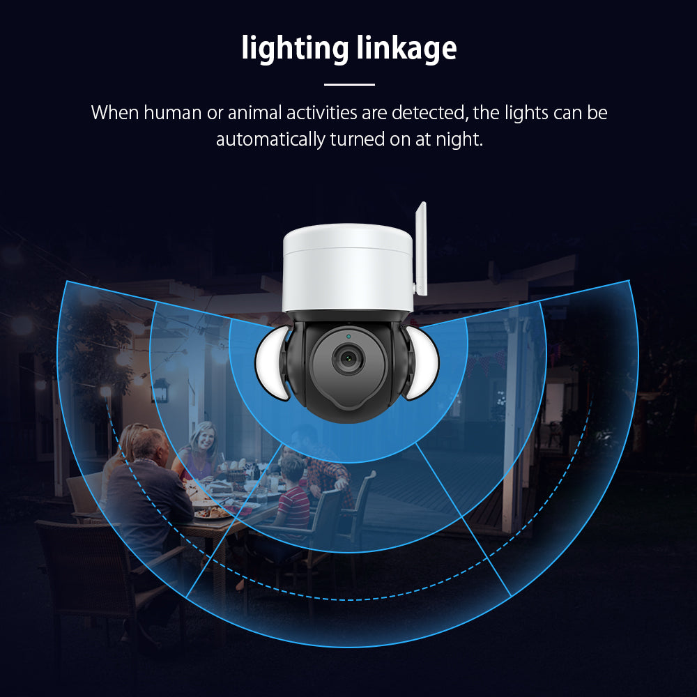 EDUP EH-3264P26 Smart Surveillance Camera 4K 8MP IP66 Outdoor with Auto Tracking, Audio and Night Vision