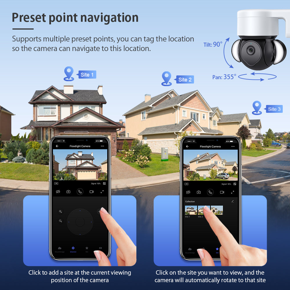 EDUP EH-3264P26 Smart Surveillance Camera 4K 8MP IP66 Outdoor with Auto Tracking, Audio and Night Vision