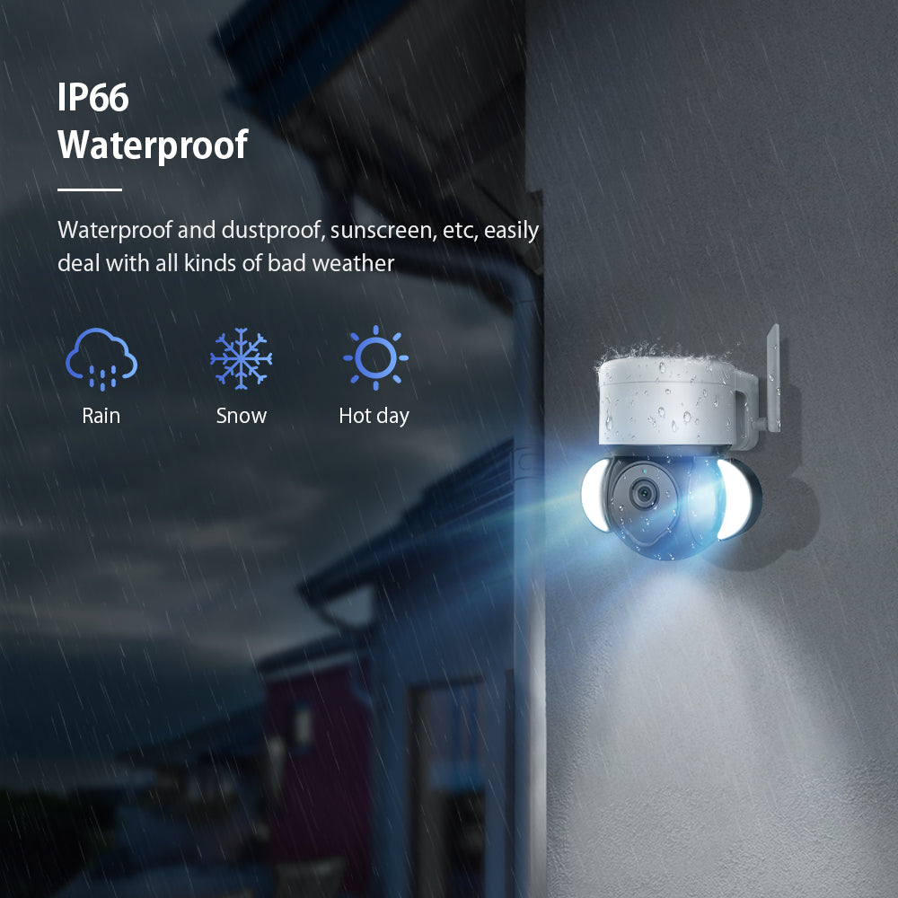 EDUP EH-3264P26 Smart Surveillance Camera 4K 8MP IP66 Outdoor with Auto Tracking, Audio and Night Vision