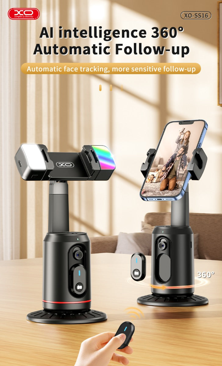 XO SS16 Bluetooth Selfie Stick με AI Εντοπισμό και Φώτα