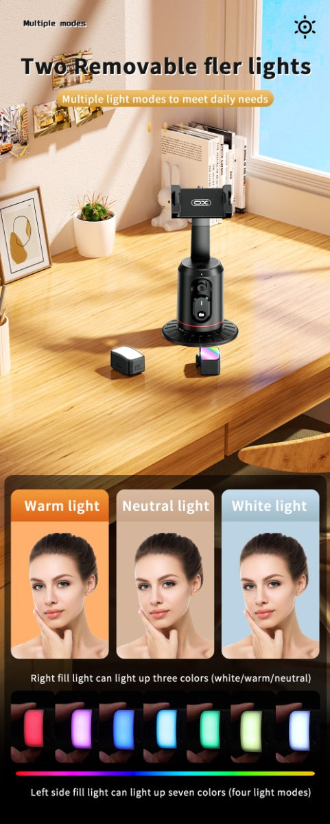 XO SS16 Bluetooth Selfie Stick με AI Εντοπισμό και Φώτα