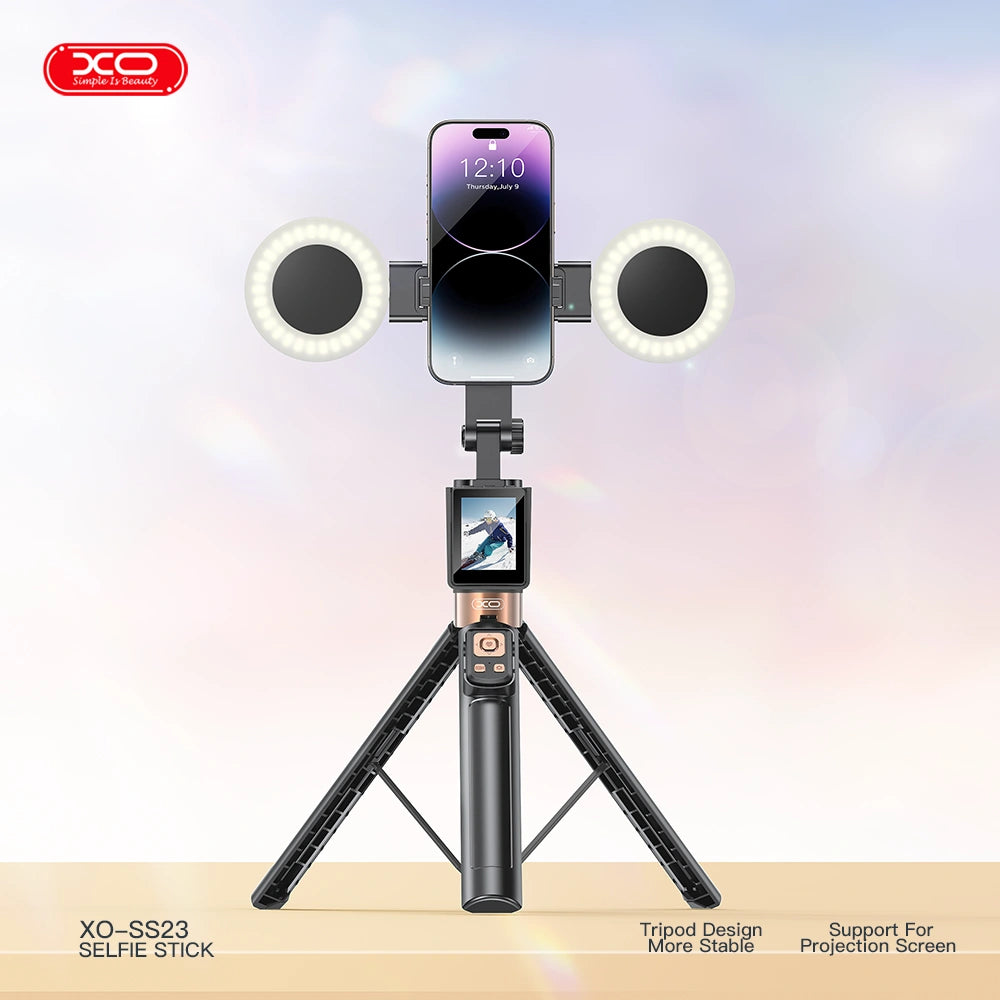 XO SS23 Smart Bluetooth Selfie Stick με 2 Φώτα