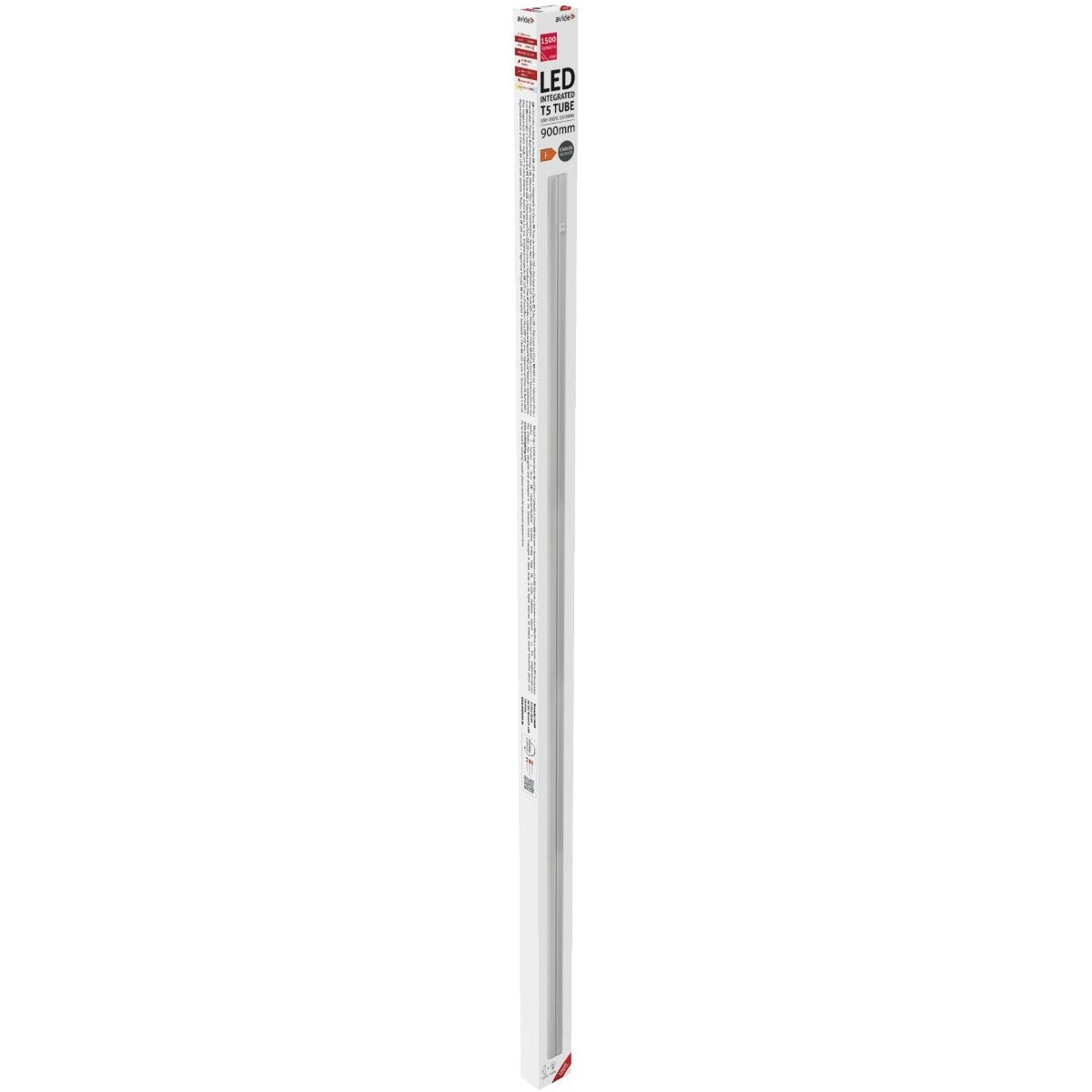Avide LED T5 Integrated Fluorescent Lamp 15W 900mm WW 3000K with AC plug