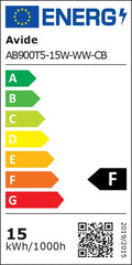 Avide LED T5 Integrated Fluorescent Lamp 15W 900mm WW 3000K with AC plug