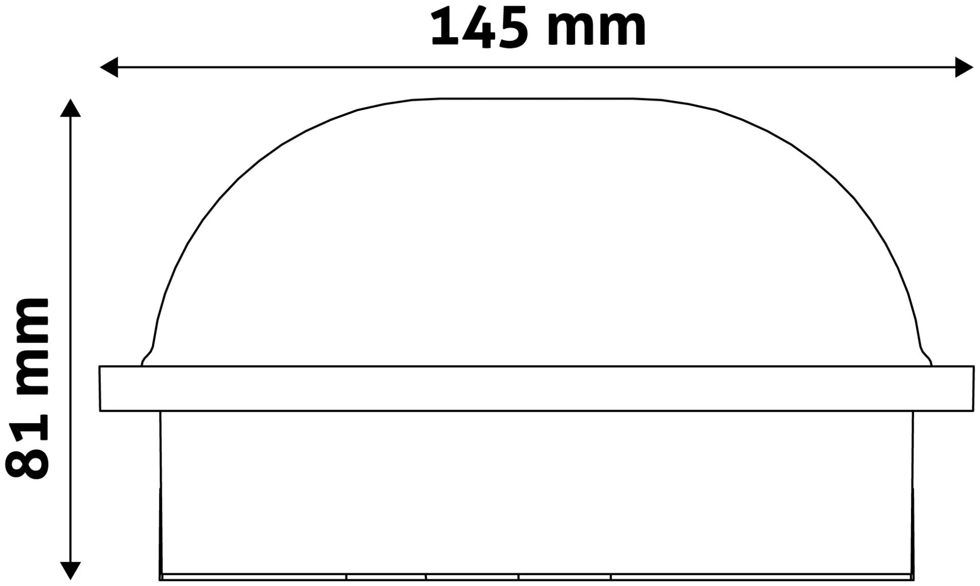 Avide Στεγανή Πλαφονιέρα Οροφής Οβάλ (Triton-O) IP65 20W Λευκό 4000K Μαύρο