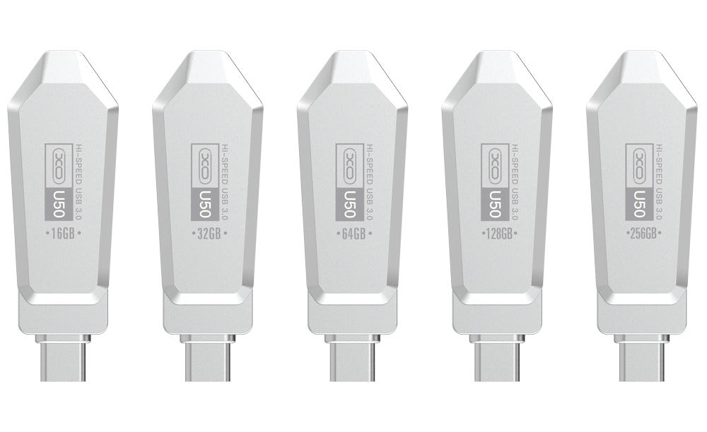 XO U50 Στικάκι & Αντάπτορας Type-C σε USB OTG USB 3.0 Έκδοση 32GB