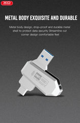 XO U50 Στικάκι & Αντάπτορας Type-C σε USB OTG USB 3.0 Έκδοση 128GB