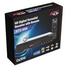 ATC HD-055 Επίγειος Ψηφιακός Δέκτης με Τηλεχειριστήριο