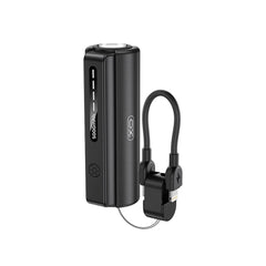 XO PR281 Mini Powerbank 5000mAh με Ενσωματωμένο Φακό και Καλώδιο Φόρτισης iP
