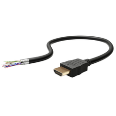 Goobay Καλώδιο HDMI Ethernet Υψηλής Ταχύτητας 4K/60Hz 18Gbit/s Μαύρο 1μ 80101