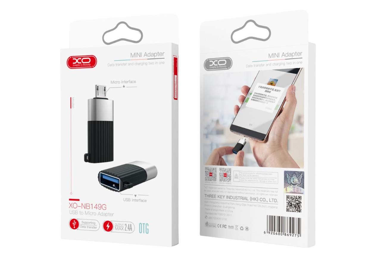 XO NB149-G USB 2.0 to Micro Adapter