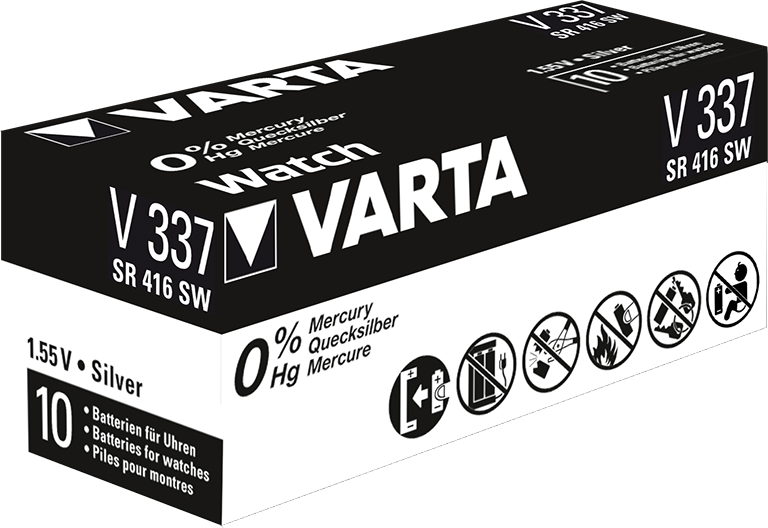 Varta Μπαταρία Ρολογιού V337 (1τμχ)