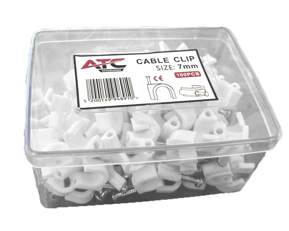 ATC Ρόκα TSK-8mm Λευκή PE 100 τμχ.