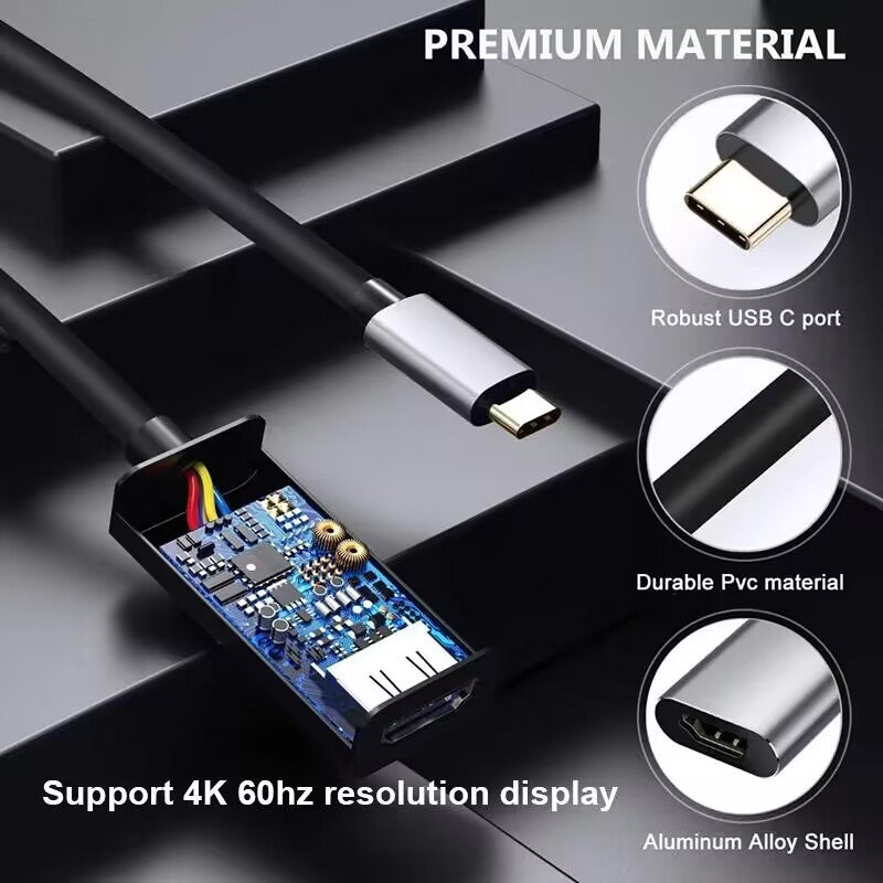 Καλώδιο Αντάπτορας Type-C to HDTV 4k 60hz 10cm