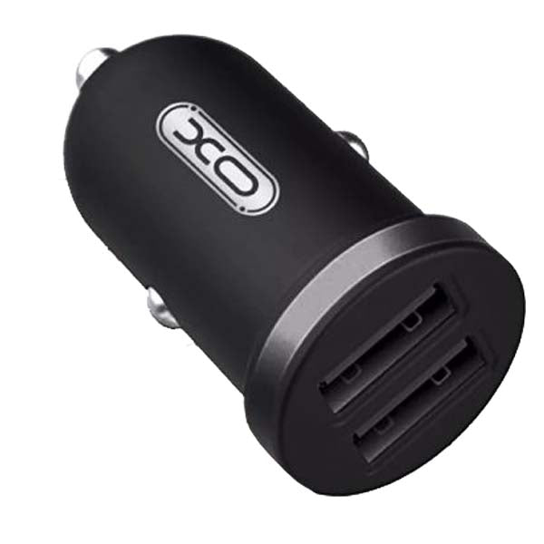 XO CC18 Διπλός USB Φορτιστής Αυτοκινήτου Μαύρος
