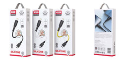 XO NB-Q246A Suluo Καλώδιο Αντάπτορας PD Type-c σε Lightning 27W 1m Λευκό