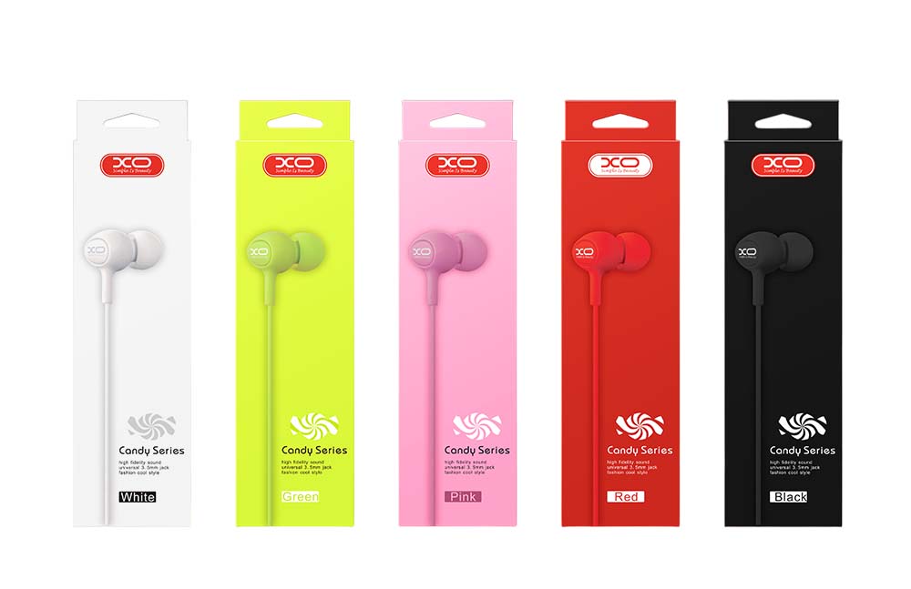 XO S6 Handsfree Headphones Candy Pink