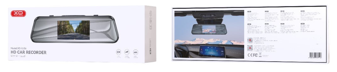 XO XJ06 Smart Καθρέφτης Οπισθοπορείας 5 ιντσών WiFi