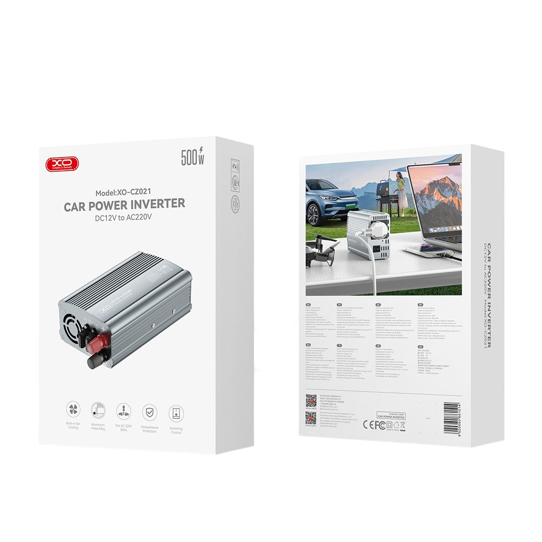 XO CZ021 Αντιστροφέας Αυτοκινήτου 220V/500W