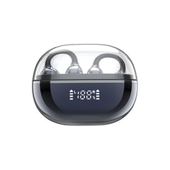 XO G43 Ακουστικά Bluetooth με Διαφανή Eπιμεταλλωμένο Σχεδιασμό OWS Μπλε