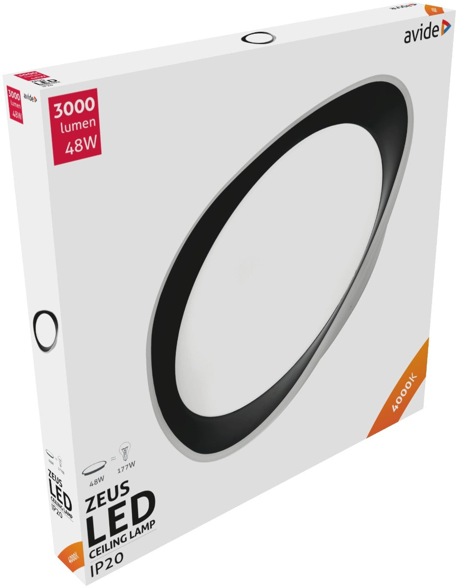 Avide LED Modern Ceiling Light Zeus 48W White 4000K