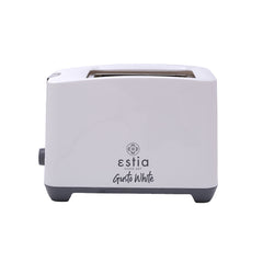 ESTIA GUSTO WHITE 2-PLACE TOASTER WITH 7 COOKING LEVELS 750w WHITE