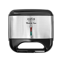 ESTIA TOASTER BLACK &amp; INOX 2 PLACES 800w