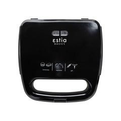 ESTIA TOASTER BLACK PLUS 2 PLACES 750w BLACK
