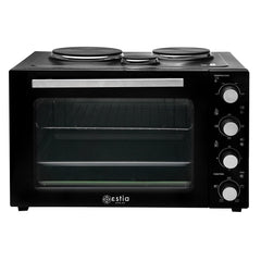 ESTIA ELECTRIC OVEN COMPACT COOKER 3250W 48lt WITH 3 HOBS AND AIR FUNCTION