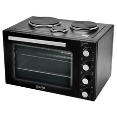 ESTIA ELECTRIC OVEN COMPACT COOKER 3250W 48lt WITH 3 HOBS AND AIR FUNCTION