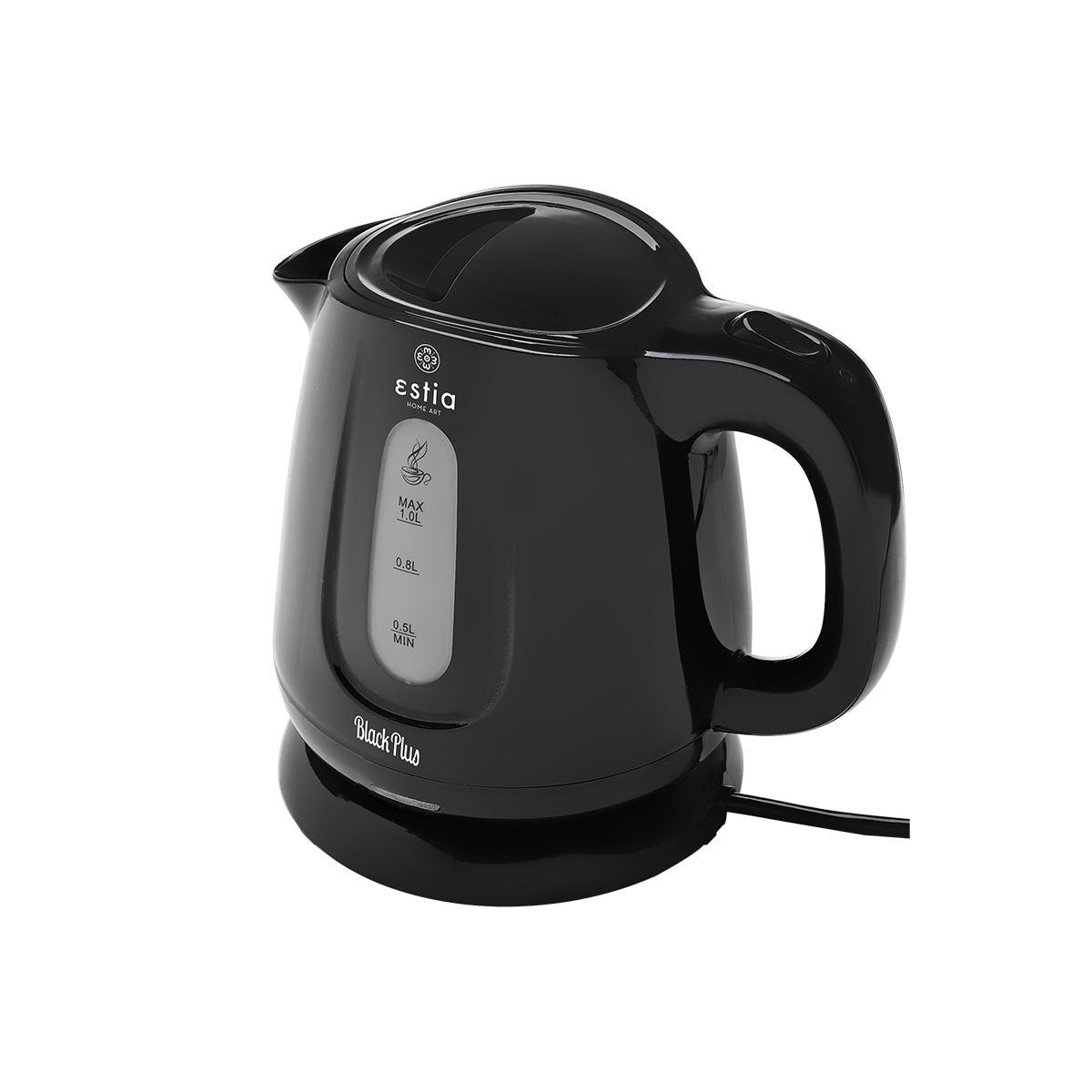 ESTIA KETTLE BLACK PLUS PLASTIC 1lt 1100W