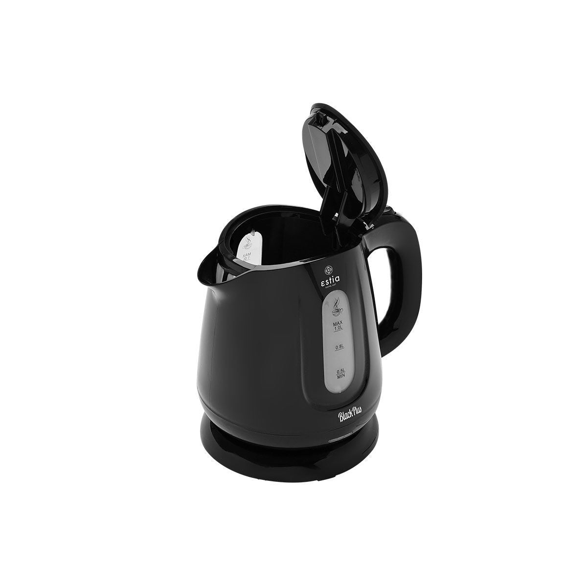ESTIA KETTLE BLACK PLUS PLASTIC 1lt 1100W