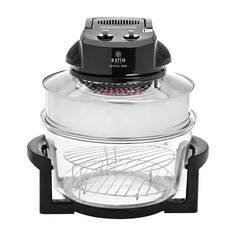 ESTIA ROBOT OVEN CRYSTAL COOK 1400w 12lt WITH HEATING ELEMENT BLACK