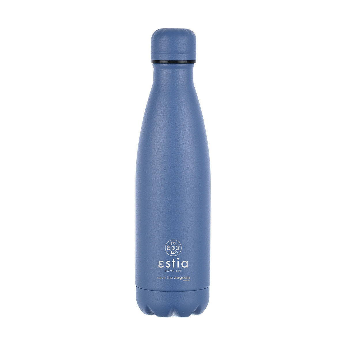 ESTIA ΘΕΡΜΟΣ FLASK LITE SAVE THE AEGEAN 500ml DENIM BLUE