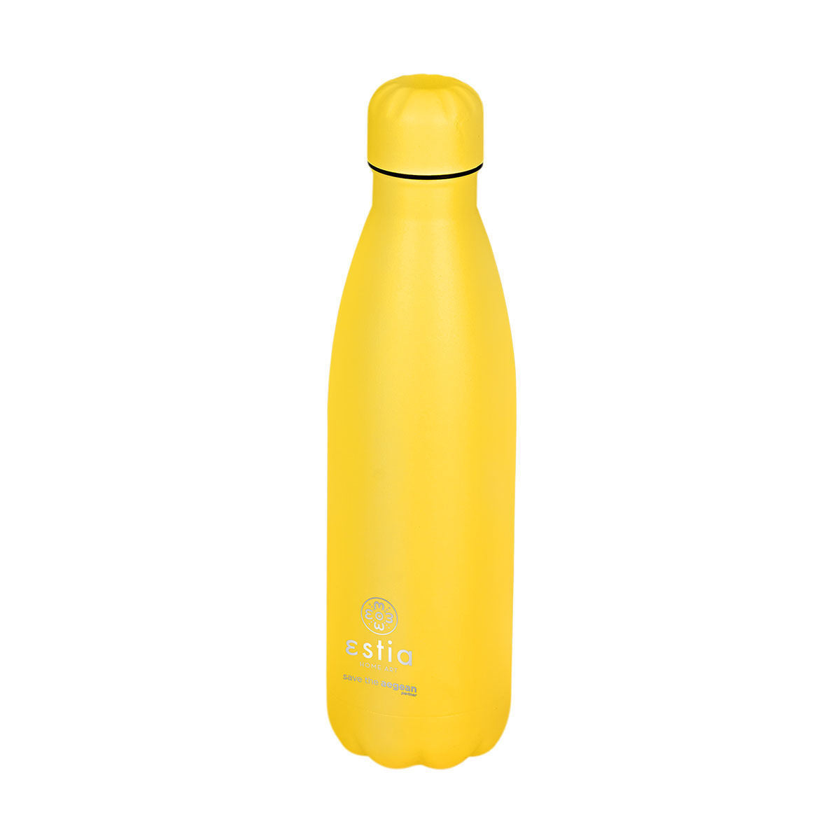 ESTIA ΘΕΡΜΟΣ FLASK LITE SAVE THE AEGEAN 500ml PINEAPPLE YELLOW